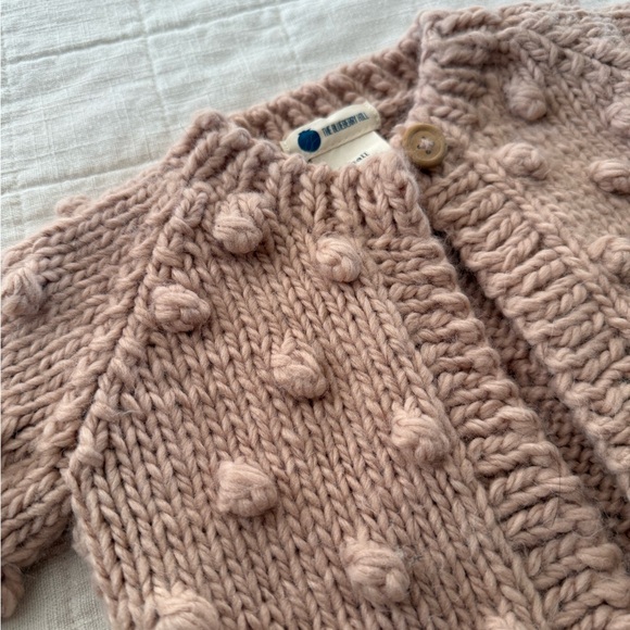 Cozy Pink Knit Sweater for Kids - Picture 3 of 3